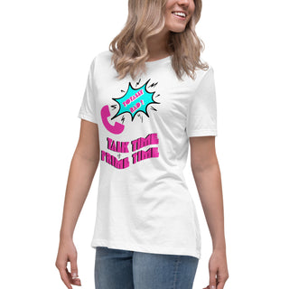 TendingTrends Talk Time is Prime Time Cotton Tee